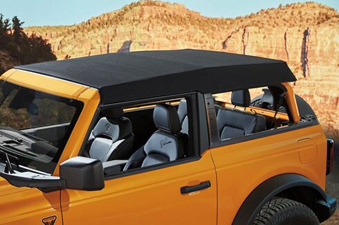 Discover Ford Bronco Accessories in PR, Retractable Top - Soft, Twill, 2 Door (Trektop)